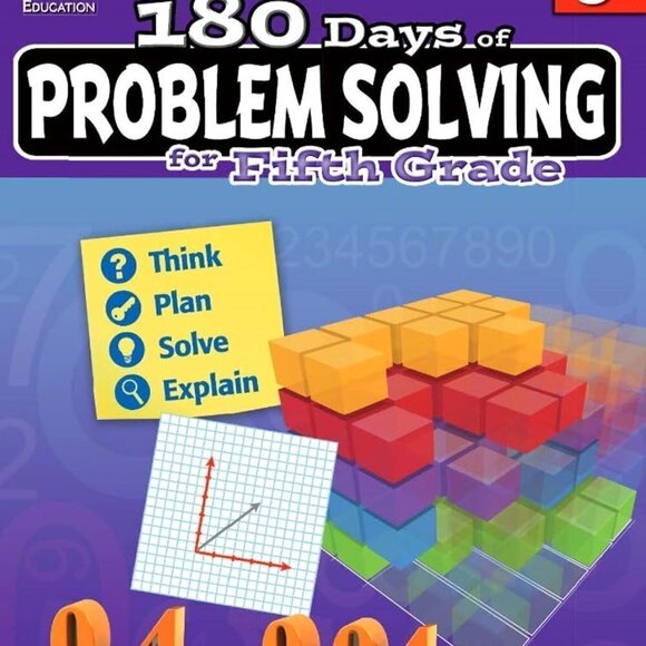 180 Days of Problem Solving for Fifth Grade – Build Math Fluency - BRAND NEW - Picture 1 of 5